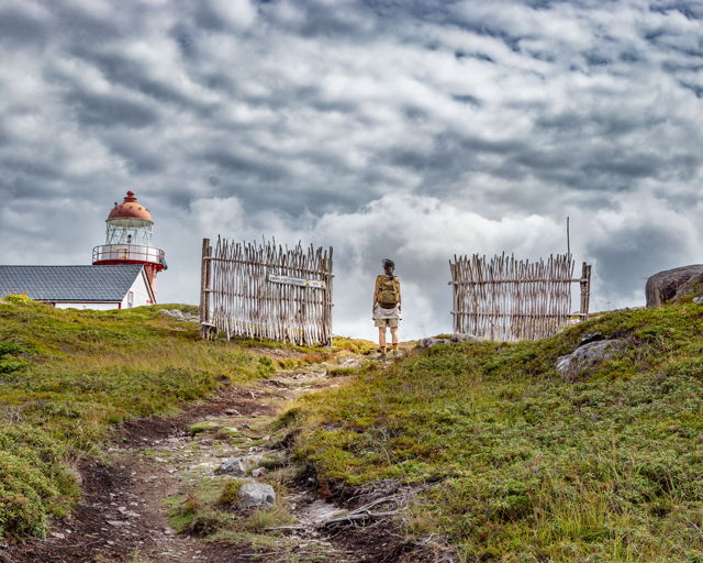 Path to Ferryland Lighthouse