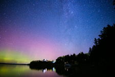 Aurora and Milky Way, Jamestown