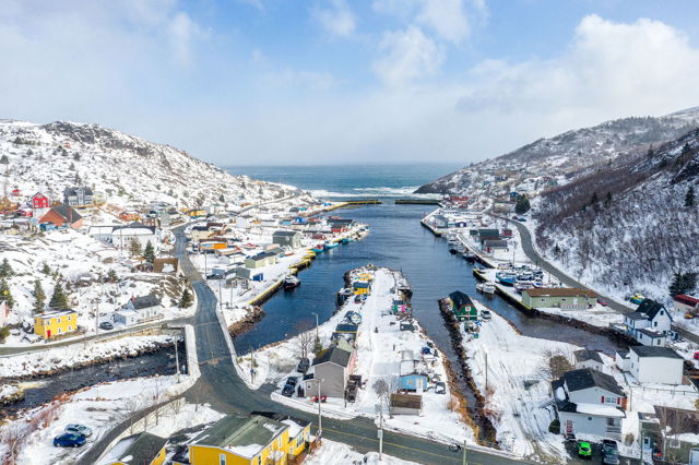 Petty Harbour - Snow in the Port