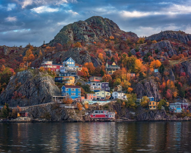 Fall Colours at The Battery St. John's Newfoundland