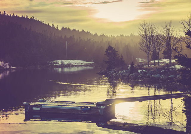 Hazy Sunset
