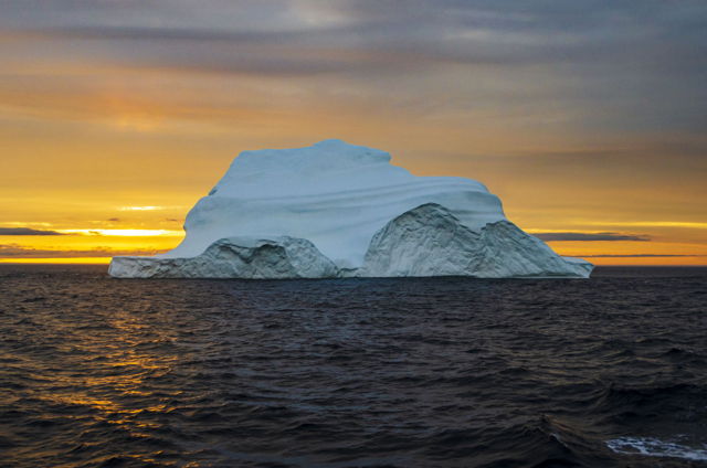 Iceberg Sunset