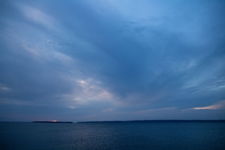 Topsail beach sunset