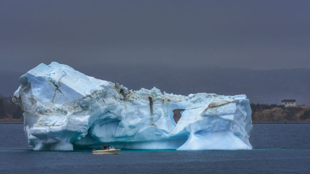 Iceberg Off Cupids Newfoundland