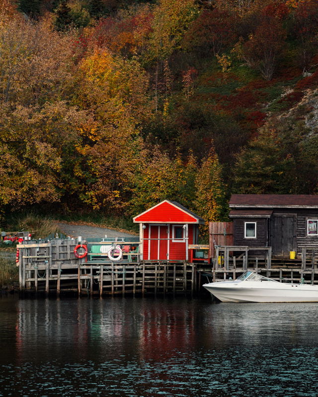 Autumn Life In A Fishing Village