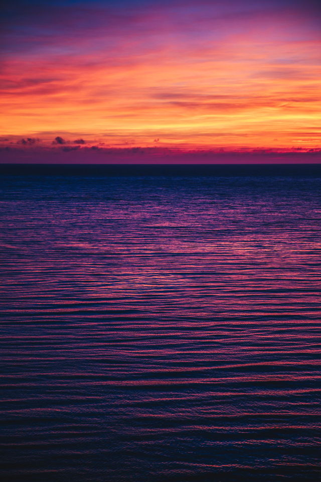 Sunset over the Atlantic