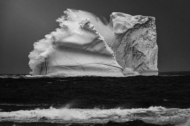 Black and White Fine Art Iceberg