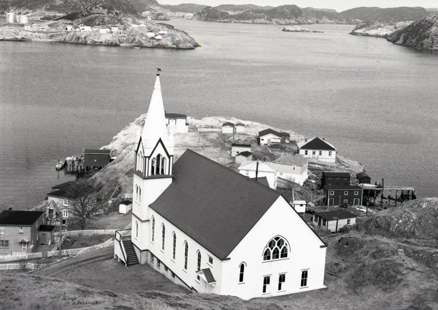 Zion United Church, Burin, NL. - early 1970s