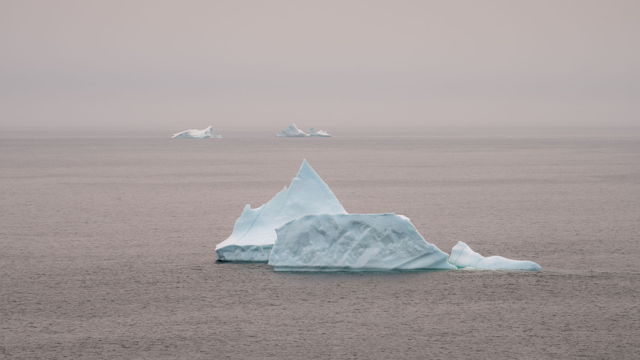 Hazy Icebergs