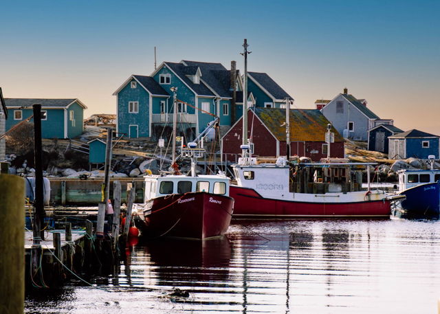 Boats in Peggy's Cove