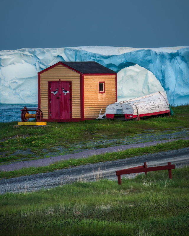 Iceberg Behind the Shed