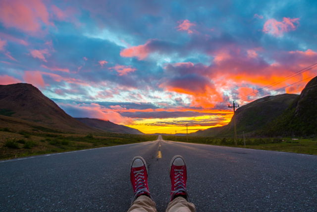 Sitting in the Sunset in the Tablelands