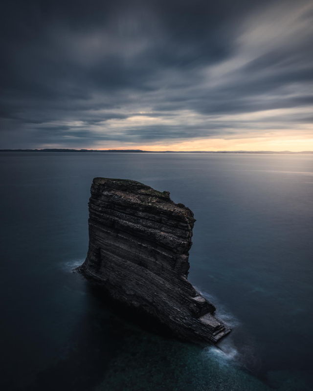 Lone Sea Stack Bell Island